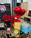 Romantic Gift Combo – Roses, Teddy, Balloons & Cake